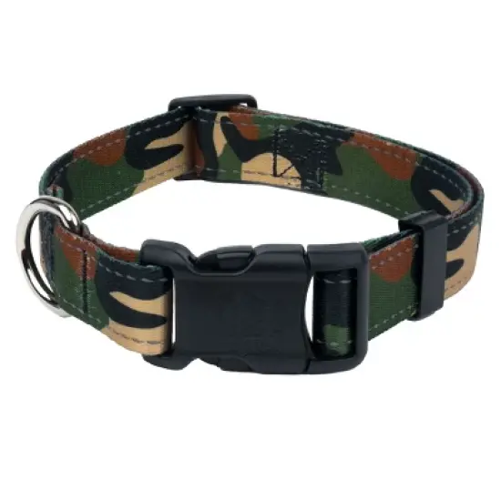 Country Brook Petz Deluxe Woodland Camo Reflective Dog Collar (1 Inch, Large) image {6}