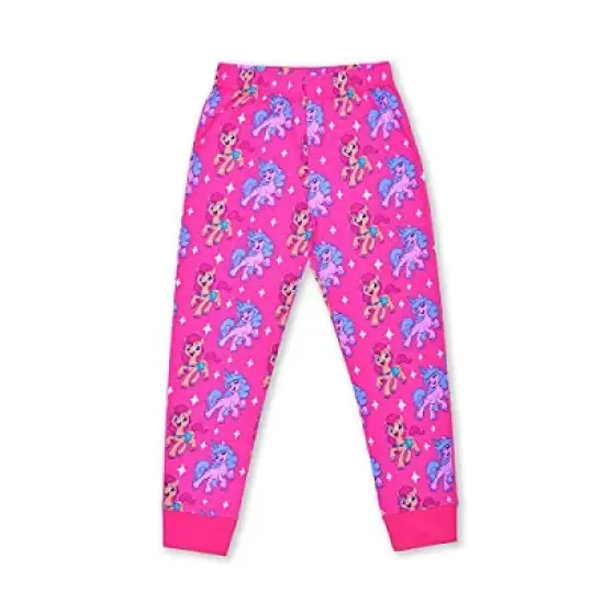 Girl's My Little Pony Coordinates, Graphic Printed Long Sleeve Tee and Jog Pants Set for kids image {1}
