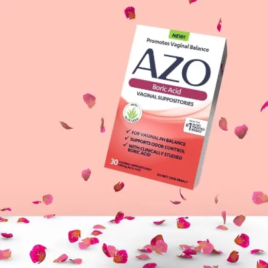 AZO Boric Acid with Aloe Vaginal Insert Washes - 30ct image {1}