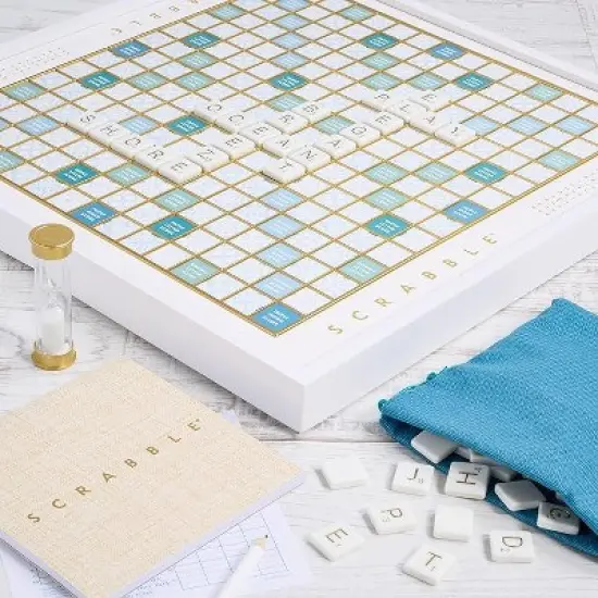 WS Game Company Scrabble Bianco Edition Board Game image {5}