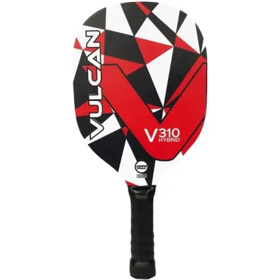 Vulcan V310 Beginner Pickleball Paddle - Rouge Red Geo image {1}