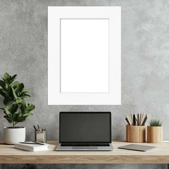 Amanti Art Cabinet White Framed Dry Erase Magnetic Board image {6}