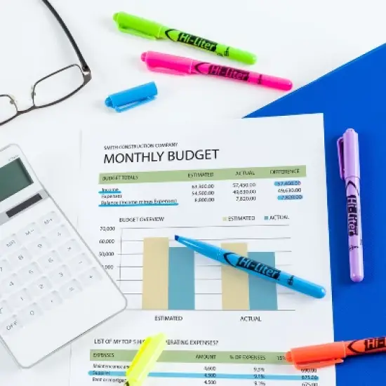 Avery 3" Ring Binder, 8 Tab Dividers, Highlighters, Set (01682) image {6}