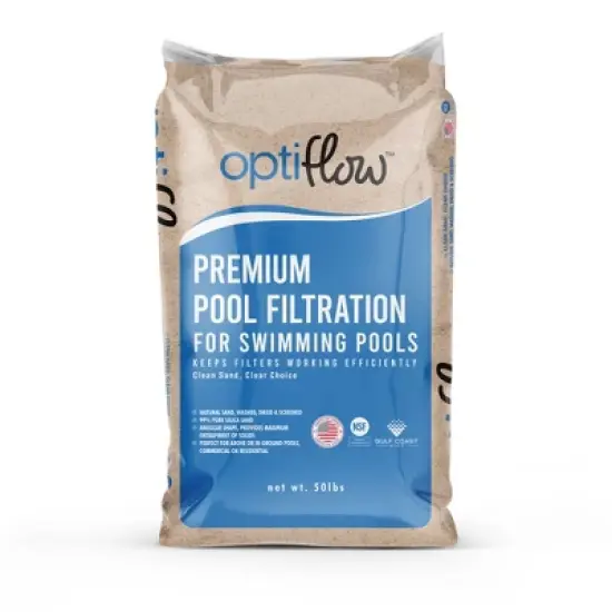 OptiFlow Premium Pool Filtration Angular Sand with Pure Silica Formula image {4}