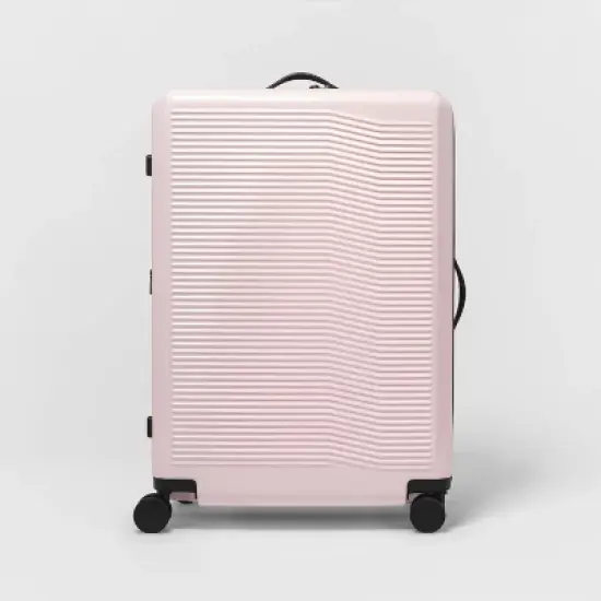 Signature Hardside Large Checked Spinner Suitcase - Open Story&trade; image {11}