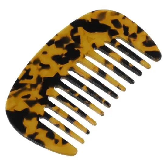 Unique Bargains Anti-Static Pocket Size Wide Tooth for Thick Curly Hair Detangling Comb 1 Pc image {8}
