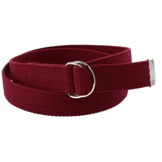 CTM Cotton Web Belt with D Ring Buckle image {12}