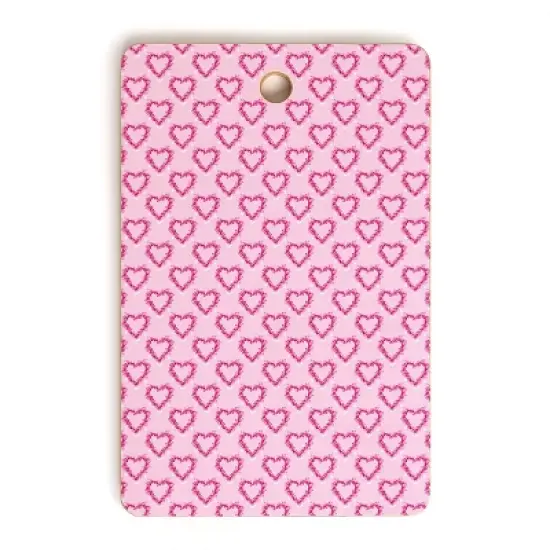 Lisa Argyropolous Mini Hearts Pink Cutting Board - Deny Designs image {3}