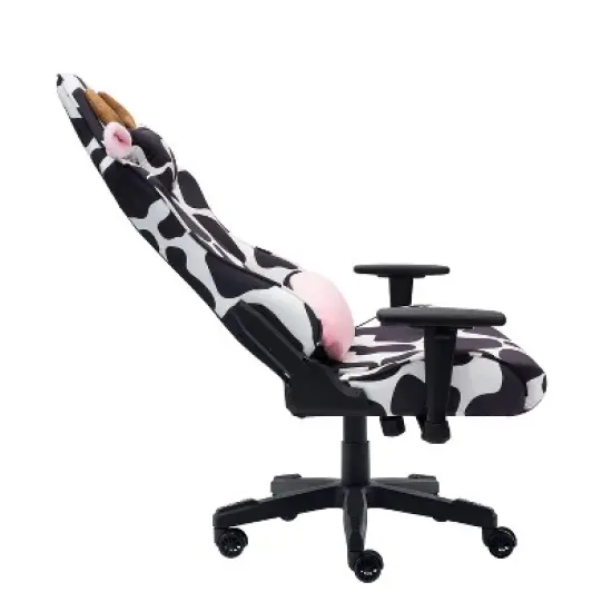 APRILSOUL Brown/Black COW Series Gaming Chair image {5}