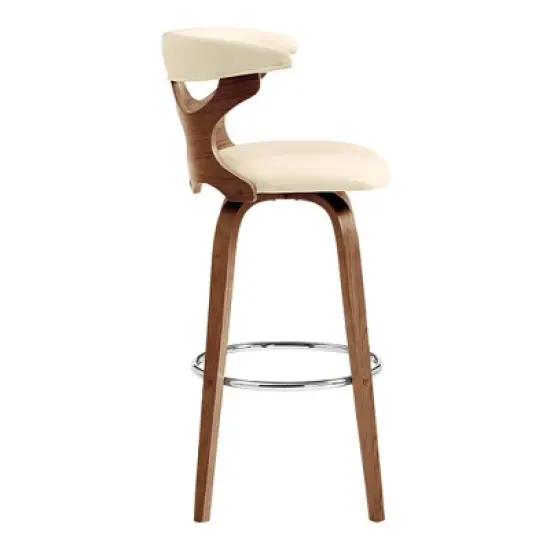 26" Zenia Swivel Counter Height Barstool - Armen Living image {2}