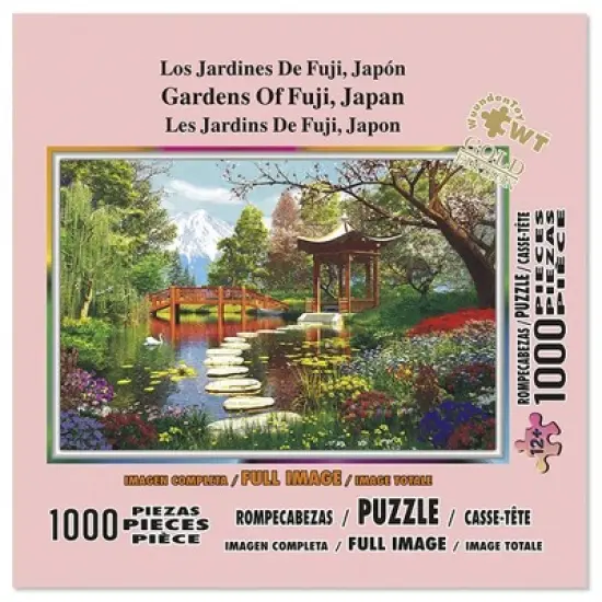 Wuundentoy Gold Edition: Gardens of Fuji Japan Jigsaw Puzzle - 1000pc image {4}