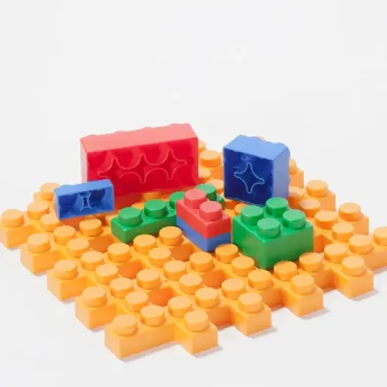 UNiPLAY Waffle Soft Blocks &mdash; Cube Puzzle Play for Cognitive and Sensory Development in Early Learning Education, Ages 3 Months and Up (6pc Set) image {3}
