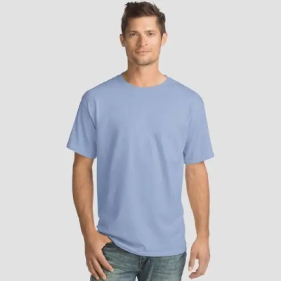 Hanes Men's Essentials Short Sleeve T-Shirt 4pk image {9}