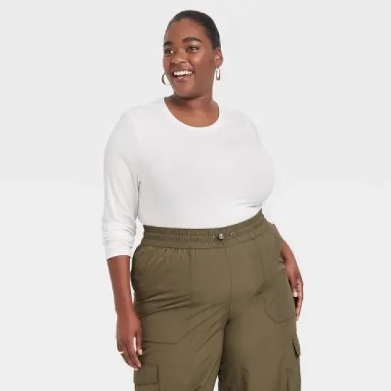 Women's Long Sleeve Slim Fit Crewneck T-Shirt - A New Day&trade; image {14}