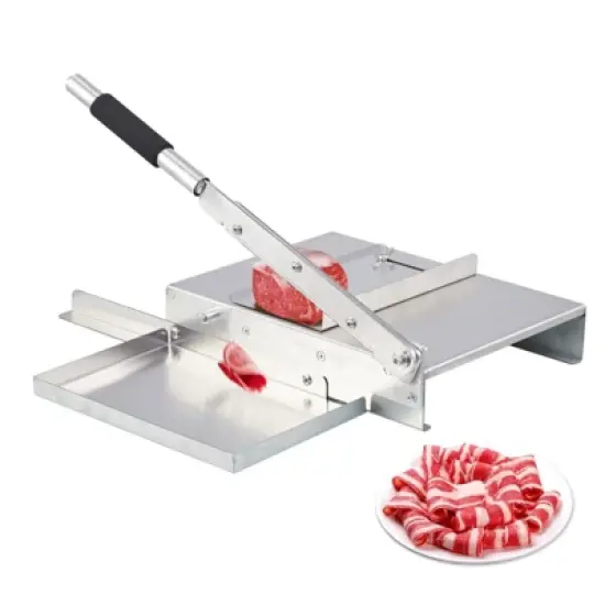 Blade family restaurant manual meat slicer, portable frozen meat slicer, stainless steel vegetable slicer, beef and lamb roll slicer image {5}