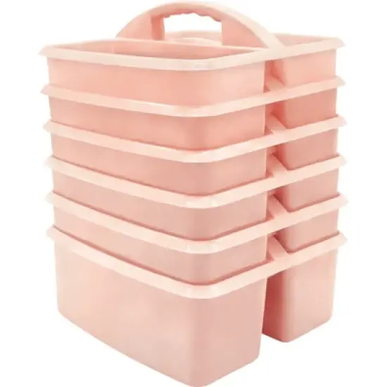 Teacher Created Resources&reg; Blush Plastic Storage Caddy, Pack of 6 image {6}