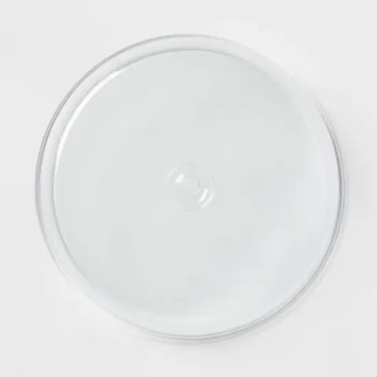 12" Plastic Cake Tray with Lid - Room Essentials&trade;: Round Dessert & Bakery Tray, Dishwasher-Safe, Clear image {2}