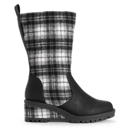 MUK LUKS Women's Norway Floro Wedge Boots image {7}