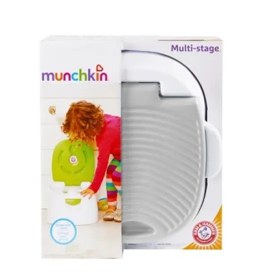 Munchkin Arm & Hammer Multi-Stage 3-in-1 Potty Chair  Ring and Step Stool image {8}