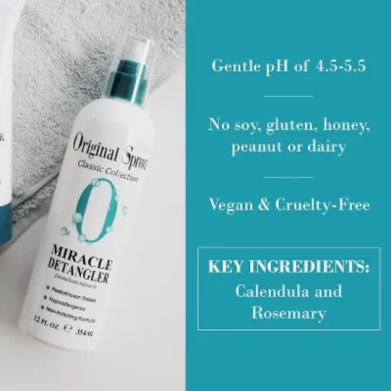 Original Little Sprout - Children's Miracle Detangler | Leave-In Hair Conditioner | For Babies, Children & Adults - (4 oz / travel size) image {2}