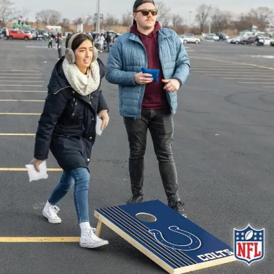 NFL Indianapolis Colts 2'x3' Wood Cornhole Set image {6}