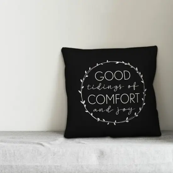 Creative Products Good Tidings of Comfort and Joy 20x20 Indoor / Outdoor Pillow image {1}
