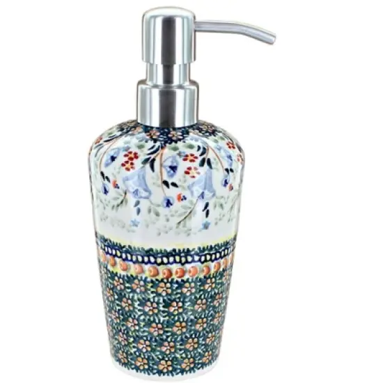 Blue Rose Polish Pottery B009 Manufaktura Soap Dispenser image {13}
