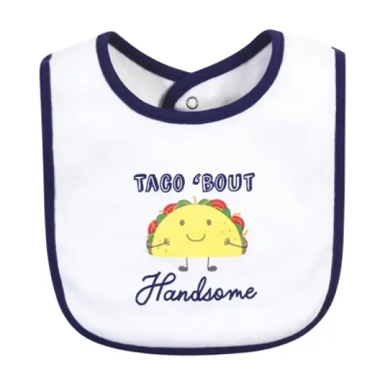 Hudson Baby Infant Boy Cotton Bibs, Taco Truck, One Size image {5}