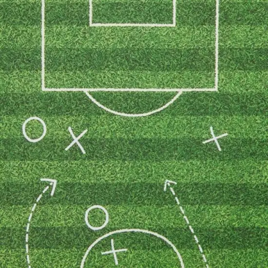 Blue Panda 100 Pack Soccer Party Disposable Paper Napkins for Sports Birthday, 6.5 x 6.5 In image {5}