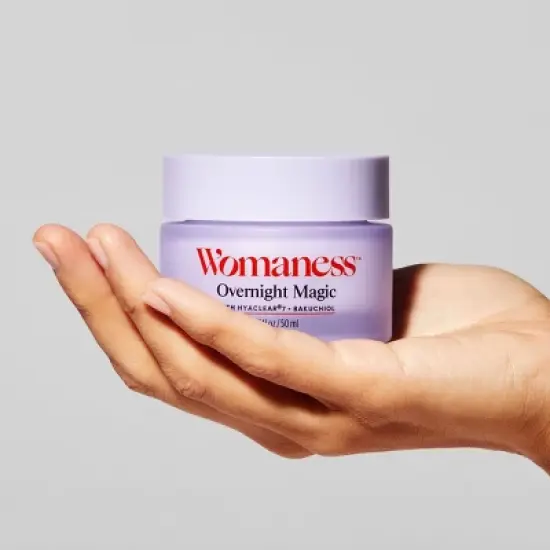 Womaness Overnight Magic Night Repair Cream Menopause Skincare - 1.7oz image {3}