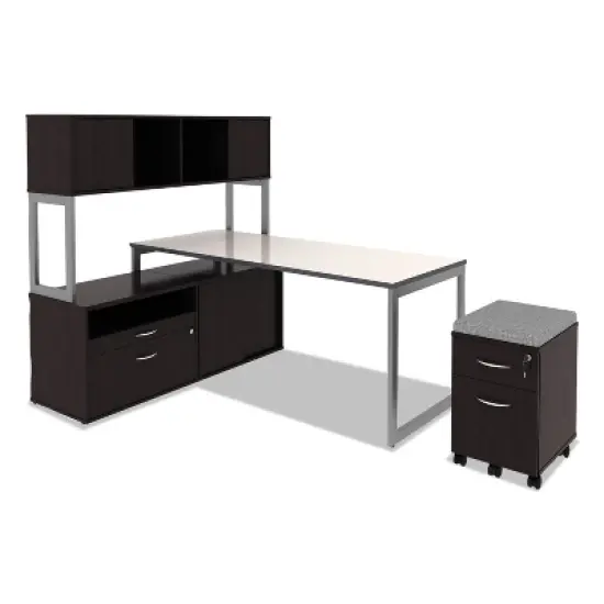Alera Open Office Series Low File Cab Cred 29 1/2 x 19 1/8 x 22 7/8 Espresso LS583020ES image {4}