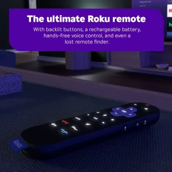 Roku Ultra 2024 Ultimate 4K Streaming Device with HDR10+, Dolby Vision & Atmos Bluetooth & Wi-Fi 6 Voice Remote Pro with Free & Live TV image {4}