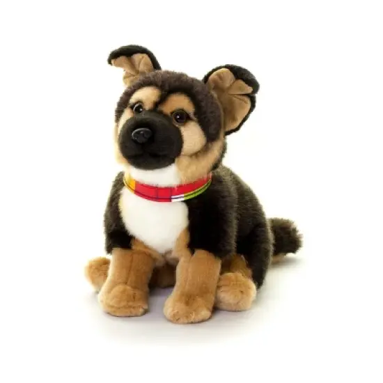 Living Nature Giant German Shepherd Puppy Plush Toy image {1}