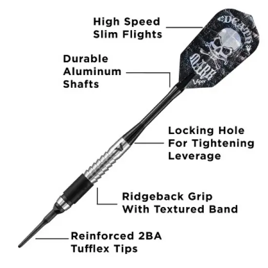 Viper Desperado 80% Tungsten Soft Tip Darts image {1}