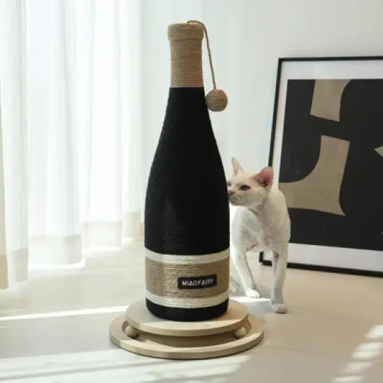 Fairyland&trade; - Wine Bottle Cat Scratching Post with Toy Ball image {7}