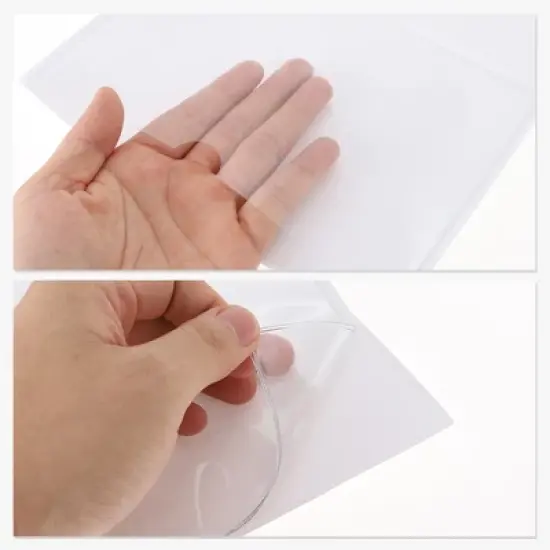 Horizontal Label Holder 8.66"x6.14" Clear 10 Pcs image {2}