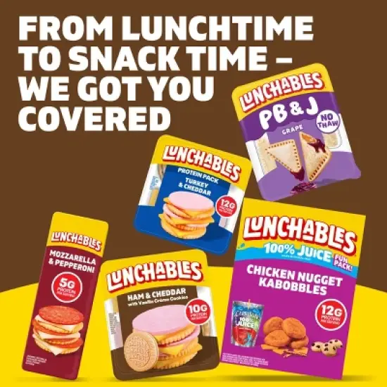 Lunchables Ham & Cheddar Cheese Cracker Stackers - 3.5oz image {7}