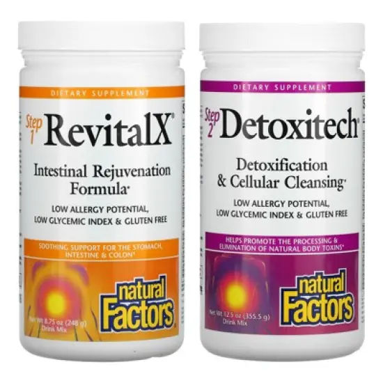 Natural Factors 7-Day Total Nutritional Cleansing with RevitalX & Detoxitech, 1.33 lb (603.5 g) image {3}