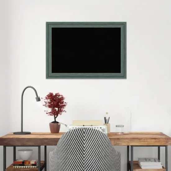 27"x19" Upcycled Wood Frame Cork Board - Amanti Art image {7}