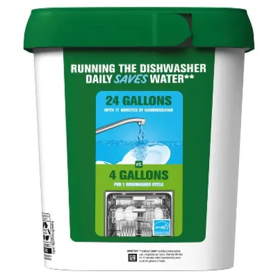 Cascade Lemon Essence Scent Free & Clear ActionPacs Dishwasher Detergent Pods - 62ct image {7}