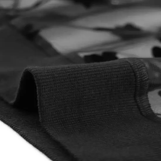 Agnes Orinda Women's Plus Size Bomber Mesh Sheer Floral Lace Long Sleeve Jackets image {4}