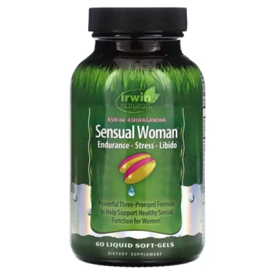 Irwin Naturals Sensual Women, Endurance, Stress, Libido, 60 Liquid Soft-Gels image {4}
