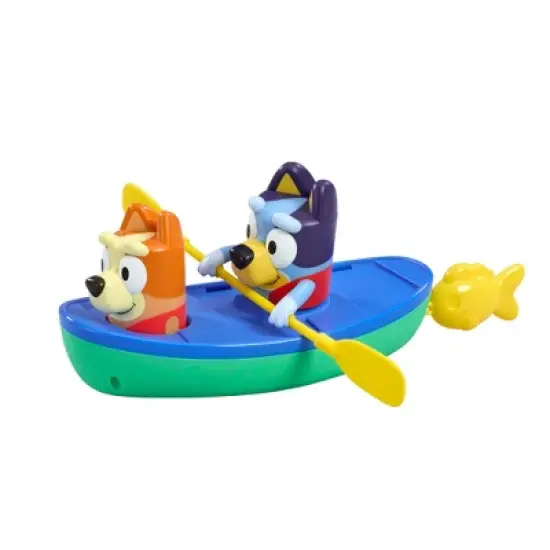 Bluey TOMY Toomies Pull and Go Canoe Bath Toy image {6}
