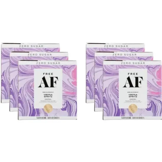 Free AF Cocktail Mixer Spritz - Case of 6 - 4 cans/8.4 fl oz. image {2}