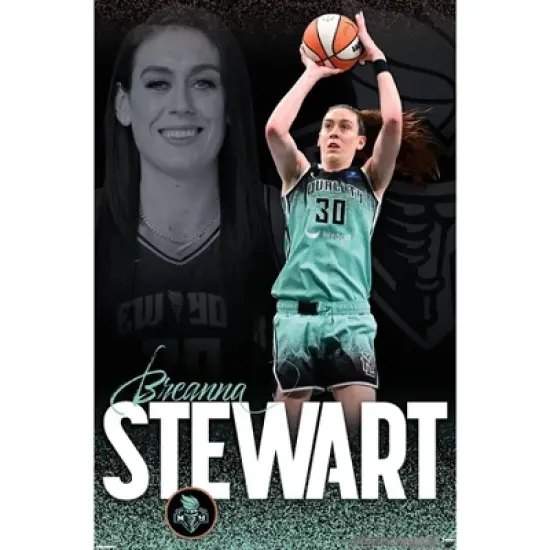Trends International WNBA New York Liberty - Breanna Stewart 25 Framed Wall Poster Prints image {6}