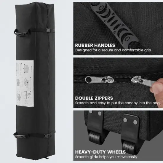 Yaheetech 12x12 FT Pop Up Canopy Tent with 4 Sidewalls and Roller Bag image {5}