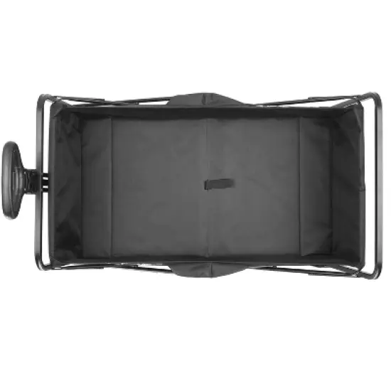 EchoSmile 4.06 cu. ft. Fabric Portable Garden Cart with Adjustable Rolling Wheels image {8}