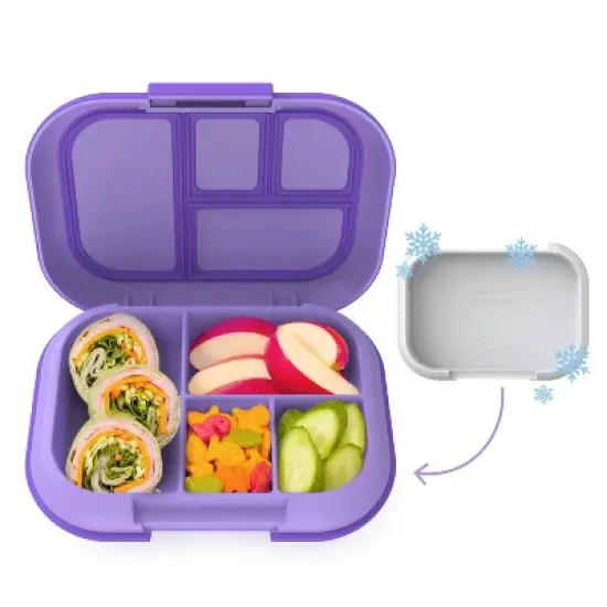 Bentgo Kids' Chill Lunch Box, Bento-Style Solution, 4 Compartments & Removable Ice Pack image {11}