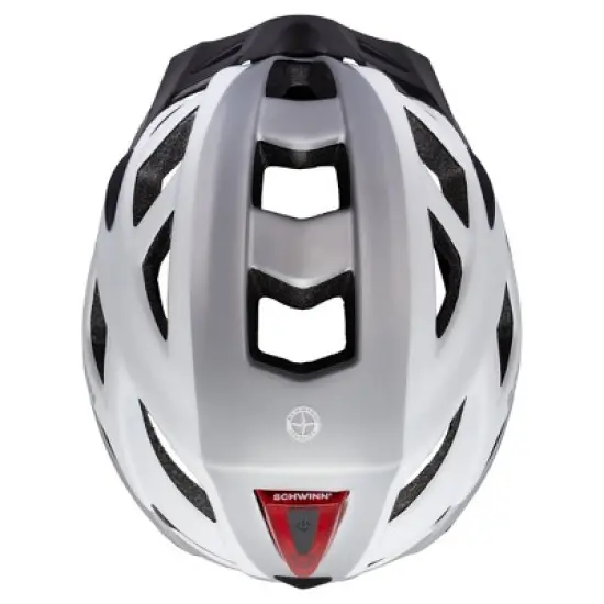 Schwinn Flash Bike Helmet - Gray/White image {2}