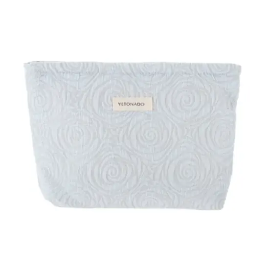 Unique Bargains Portable Embossment Rose Makeup Bag 1 Pc image {5}